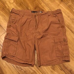 Buffalo David Bitton Brown Cargo Shorts